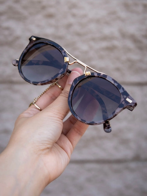 Skylar Retro round Polarized Sunglasses