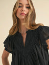 Flutter Sleeve Top