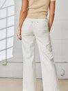 Elia Straight Fit Pant in White