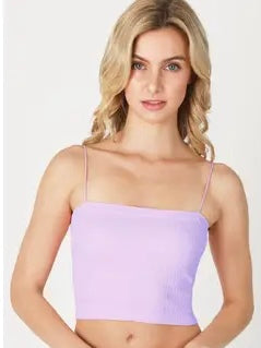 Skinny Strap Vintage Crop Brami in Orchid