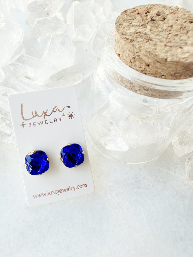 Electric Blue Mini Color Pop Stud