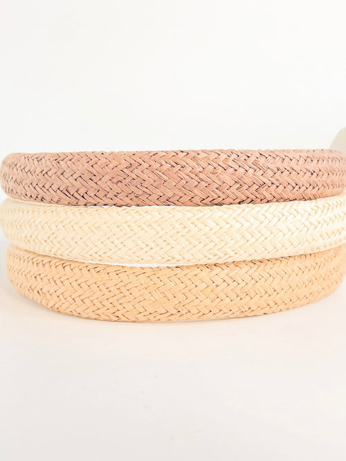 Skinny Natural Rattan Headband