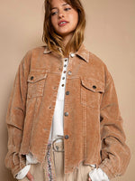 Corduroy Distressed Jacket