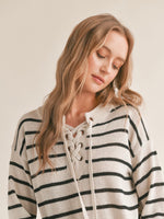 Ready To Ride Lace Up Sweater