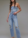 Ella High Rise Distressed Jeans