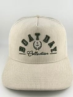 Boat Day Corduroy Trucker Hat