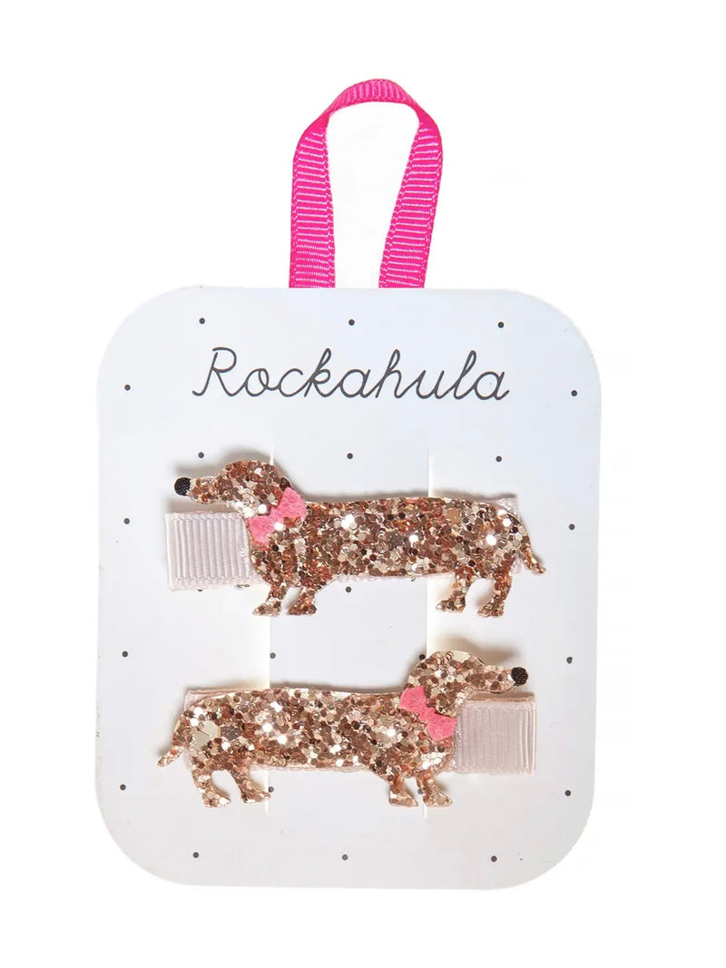 Sausage Dog Hair Clips