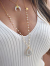 Agate & Mother of Pearl Kratos Necklace