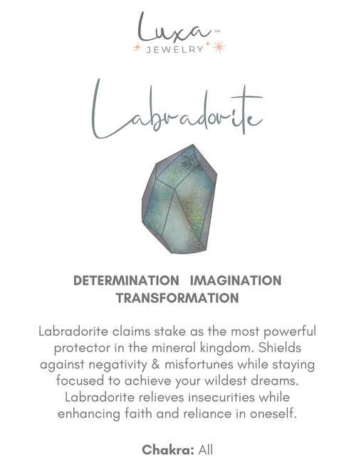 Labradorite & Larimar Chelsea Octa Stretch