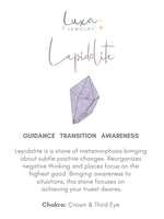 Lepidolite Dragonfly Octa Stretch