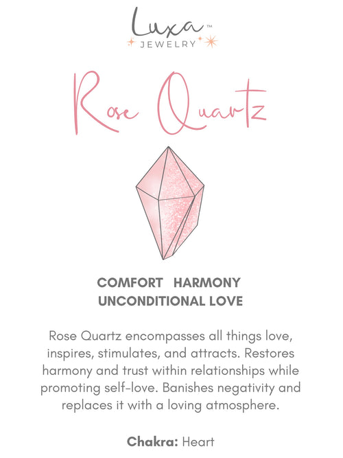 Rose Quartz & Faceted Moonstone Ceia Necklace