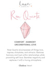 Rose Quartz on Peach Apollo Wrap
