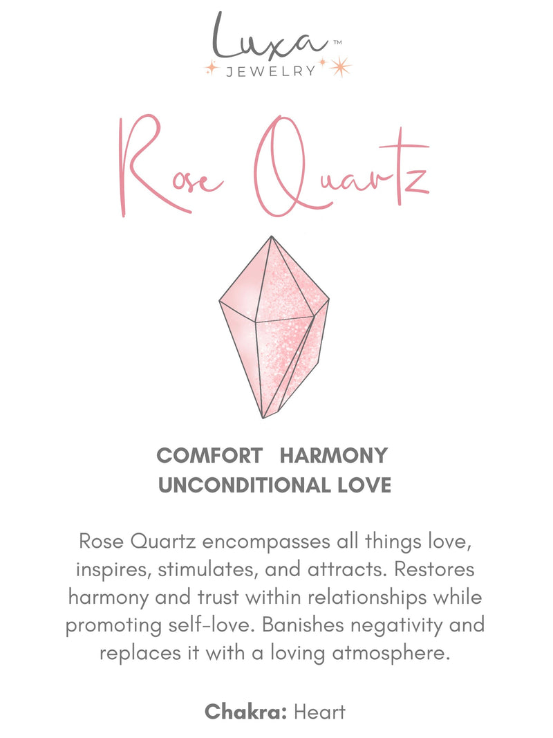 Rose Quartz on Peach Apollo Wrap