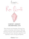 Rose Quartz Hexa Stud