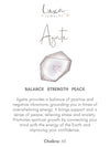 Ocean Agate & Rose Quartz Chelsea Octa Stretch