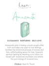 Luxa Little Amazonite on Peach Apollo Wrap