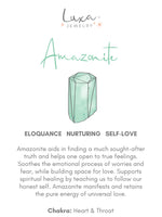 Luxa Little Amazonite on Peach Apollo Wrap