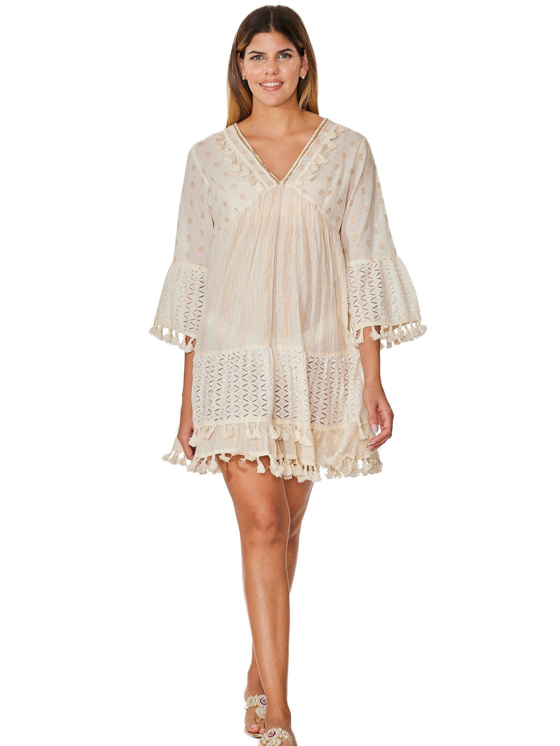 Dreaming of The Beach Tassel Cover Up