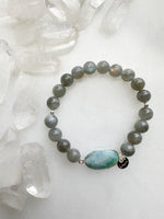 Labradorite & Larimar Chelsea Octa Stretch