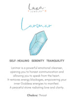 Larimar Water Drop Necklace