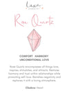 Rose Quartz Asteri Hoop Earring