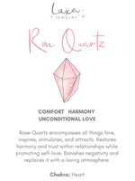 Rose Quartz Asteri Hoop Earring