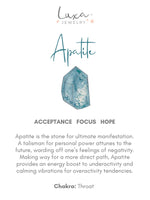 Blue Apatite Astrae Necklace