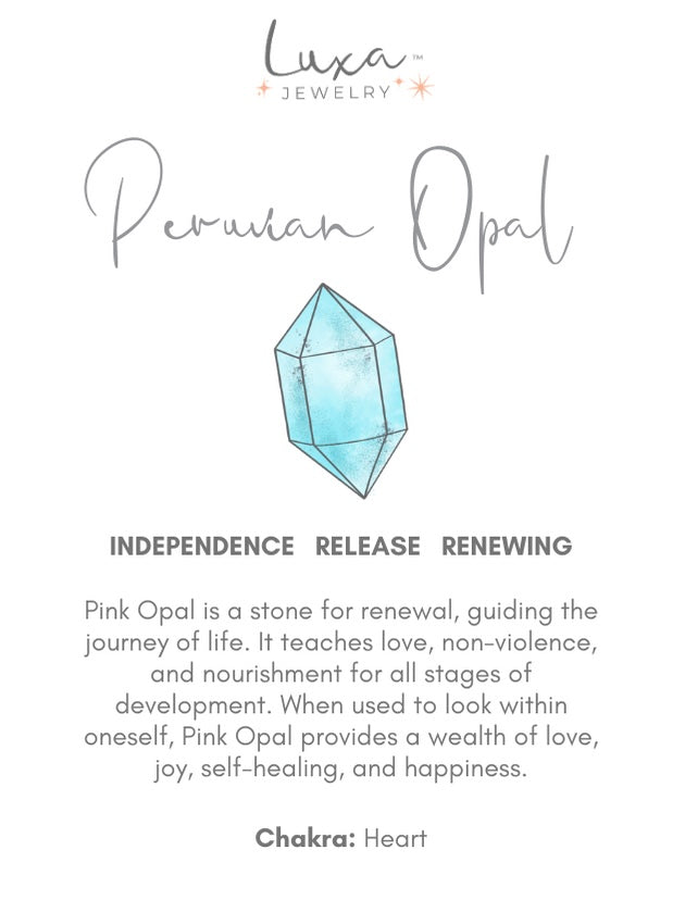 Blue Peruvian Opal on Ocean Blue Apollo Wrap