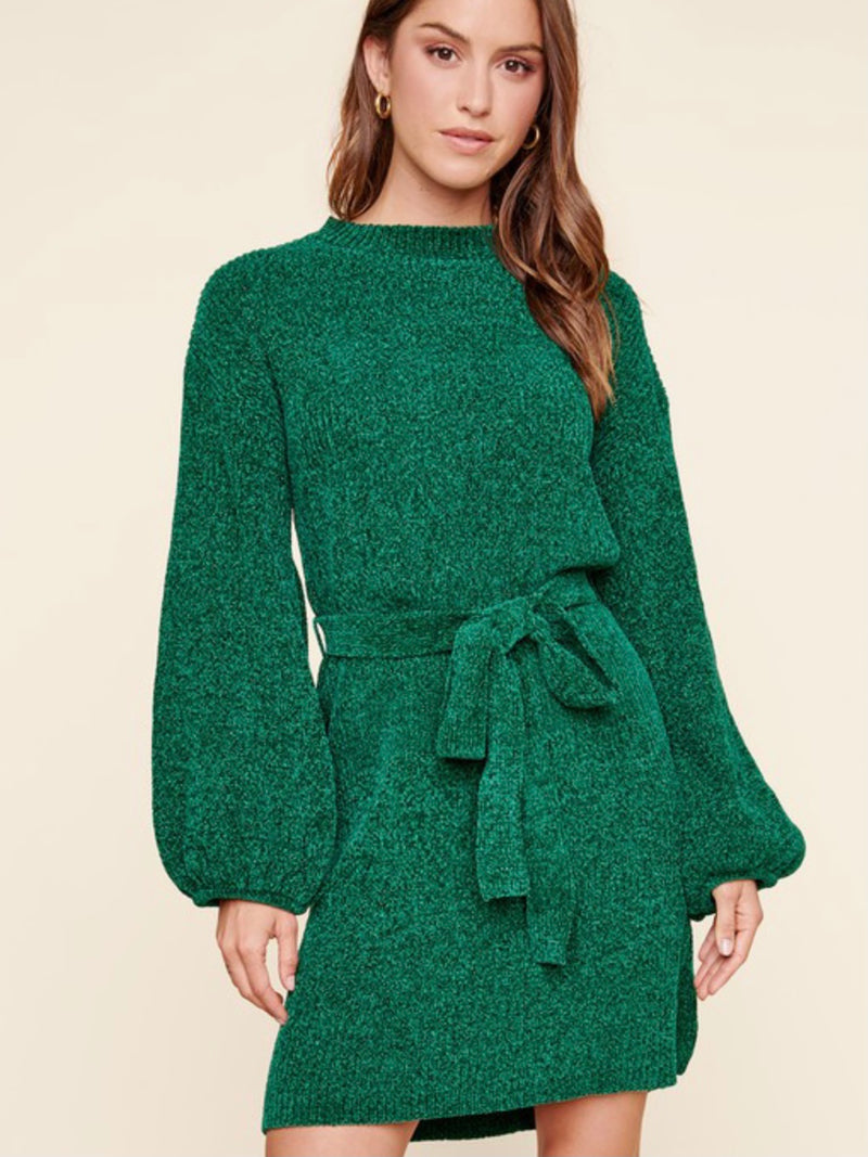 FINAL SALE Sabina Chenille Sweater Dress