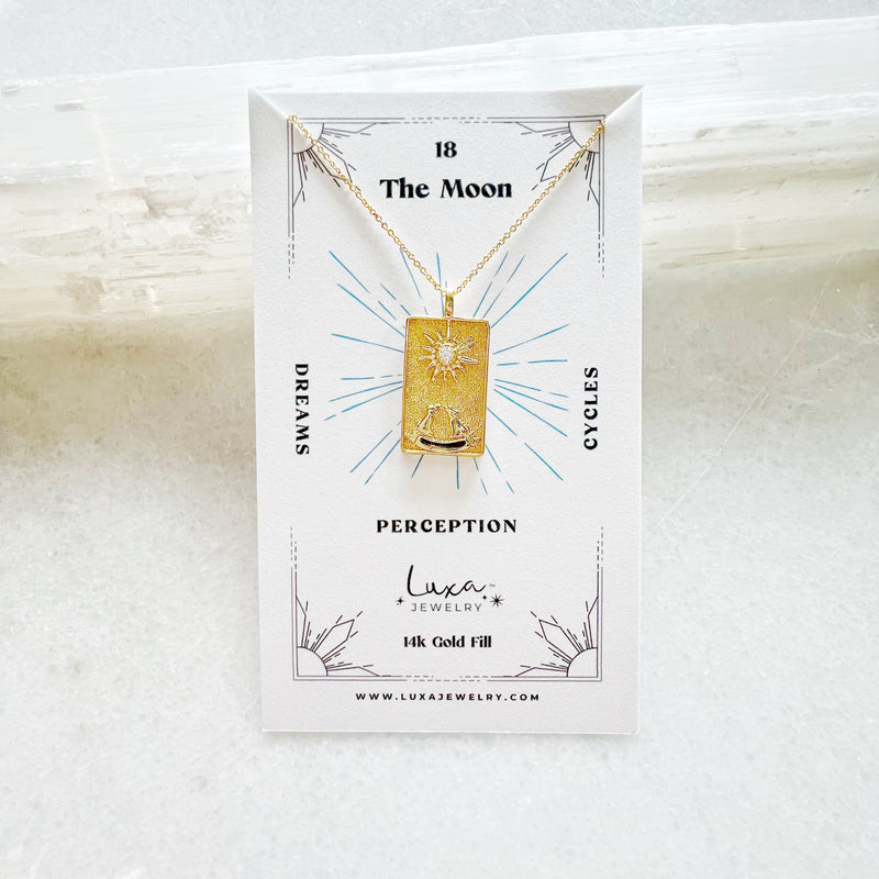 the Moon Major Arcana Tarot Necklace