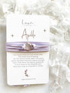 Fluorite on Lilac Apollo Wrap